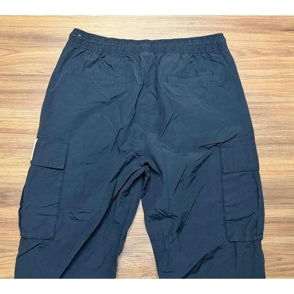 Nike Air Jordan Flight Heritage Cargo Pants Mens Black Hemp (DC7450-010) Sz Xl